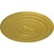 Ekena Millwork Pearl Ceiling Medallion (Fits Canopies up to 1 7/8"), Hand-Painted Rich Gold, 26 1/4"OD x 1 1/2"P CM26PERGS - alternate 3
